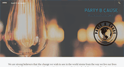Desktop Screenshot of partybcause.com